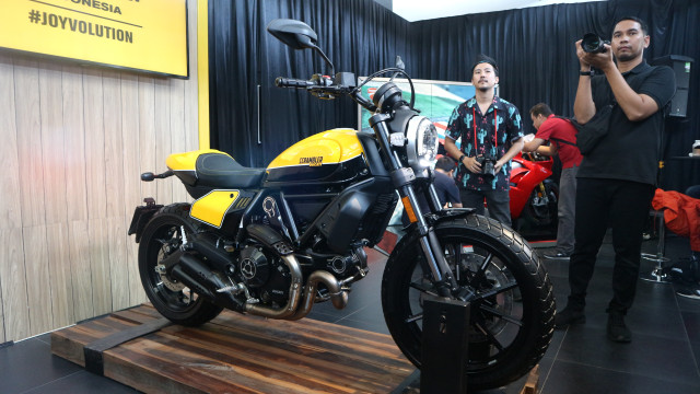 Scrambler Ducati Full Throttle model year 2019. Foto: Ghulam Muhammad Nayazri/kumparanOTO