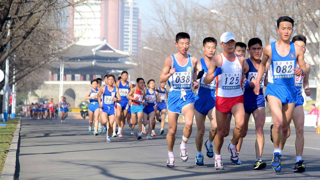 Maraton Internasional Mangyongdae ke-30 di Pyongyang