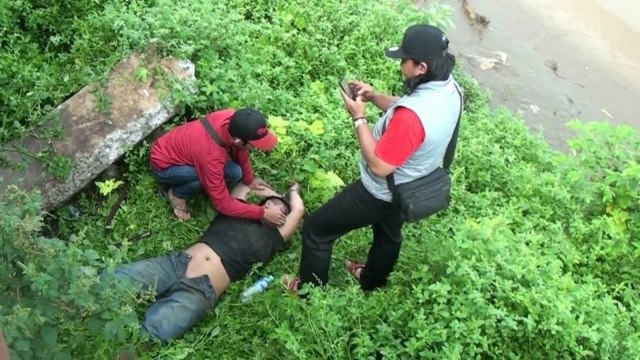 Pelaku curanmor ditangkap di Tanah Abang, Jakarta Pusat, Senin (8/4).