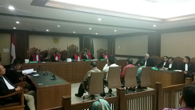 Sidang Vonis empat Mantan Anggota DPRD Sumatera Utara di Pengadilan Tipikor Jakarta. Foto: Adhim Mugni Mubaroq/kumparan