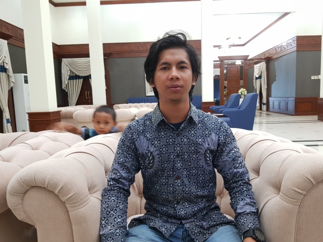 Arifin salah satu mahasiswa Babel yang kuliah di Hsing wu Taiwan.