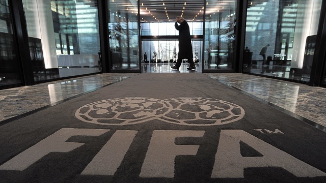 Kantor pusat FIFA di Zurich, Swiss. Foto: SEBASTIEN BOZON / AFP