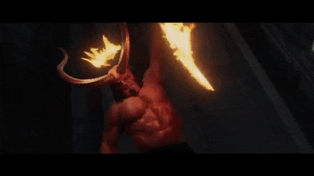 Cuplikan adegan di film 'Hellboy' Foto: YouTube/Lionsgate Movies