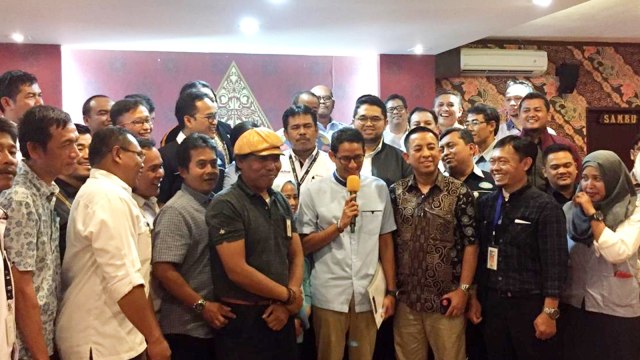 Cawapres 02 Sandiaga Uno, mendapatkan rekomendasi dari, Federasi Serikat Pekerja Sinergi BUMN