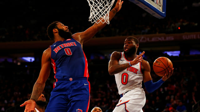 Pertandingan NBA antara Detroit Pistons vs New York Knicks Foto: Adam Hunger-USA TODAY Sports