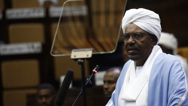 Presiden Sudan, Omar al-Bashir. Foto: AFP/ASHRAF SHAZLY
