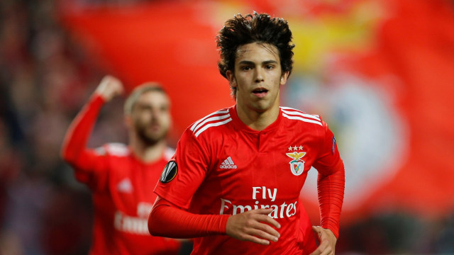 Joao Felix jadi bintang kemenangan Benfica atas Eintracht Frankfurt. Foto: Reuters/Pedro Nunes