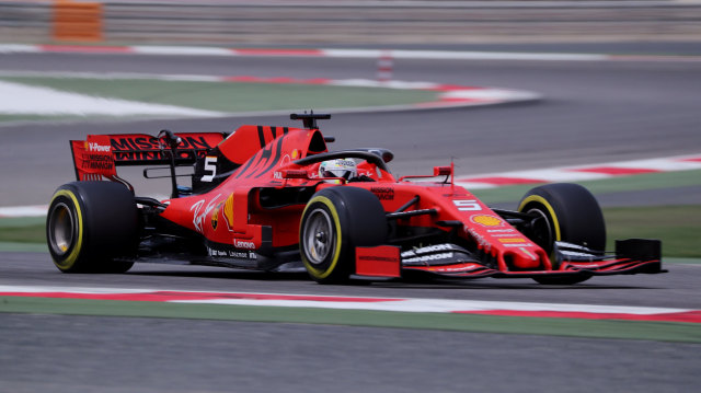 Sebastian Vettel tampil impresif di FP1 GP China. Foto: REUTERS/Hamad I Mohammed