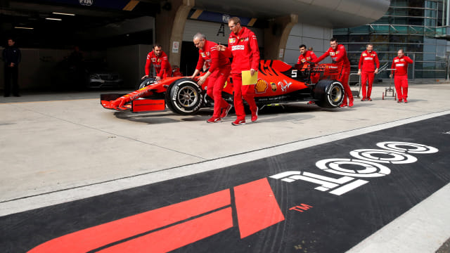 Sebastian Vettel di Grand Prix China 2019. Foto: REUTERS/Aly Song