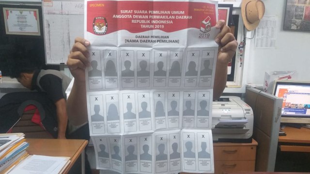 Surat Suara Pileg DPD RI