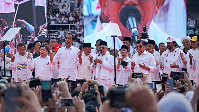 Kampanye Akbar, Konser Putih Bersatu, Calon Presiden nomor urut 01, Jokowi