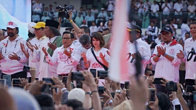 Kampanye Akbar, Konser Putih Bersatu, Calon Presiden nomor urut 01, Jokowi