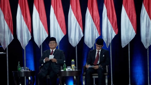 Debat Pilpres ke V, Pemilu 2019, Prabowo Subianto, Sandiaga Uno, jeda debat