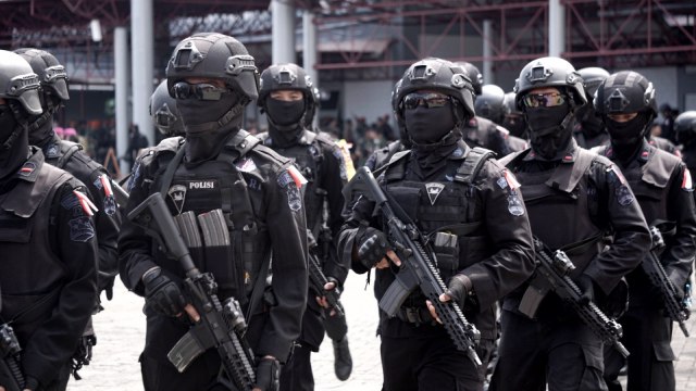 Apel Gabungan TNI dan Polri Persiapan Pemilu Serentak 2019