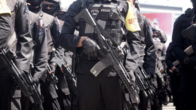 Apel Gabungan TNI dan Polri Persiapan Pemilu Serentak 2019