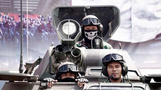 Apel Gabungan TNI dan Polri Persiapan Pemilu Serentak 2019