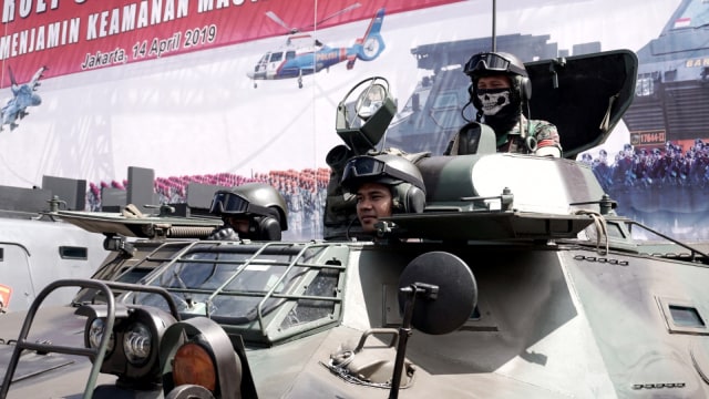 Apel Gabungan TNI dan Polri Persiapan Pemilu Serentak 2019