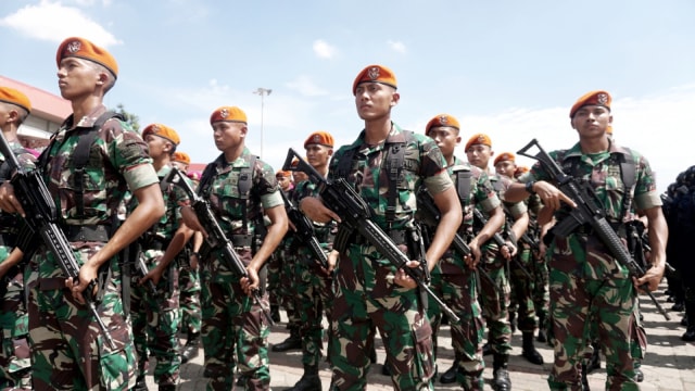 Apel Gabungan TNI dan Polri Persiapan Pemilu Serentak 2019