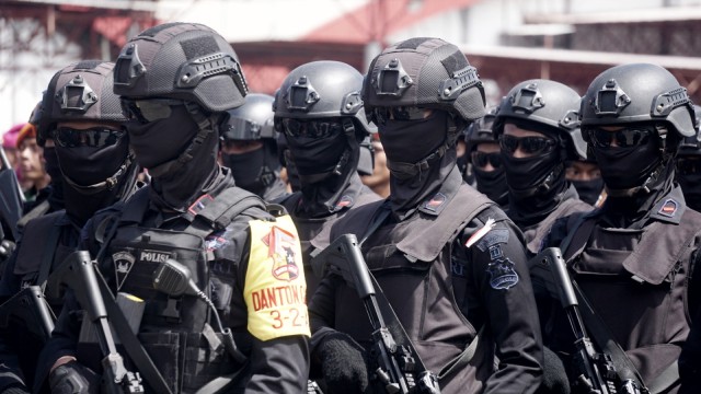 Apel Gabungan TNI dan Polri Persiapan Pemilu Serentak 2019