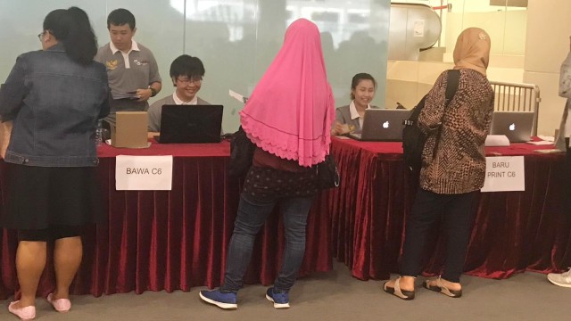 Antusiasme Warga Negara Indonesia, Pemilu 2019 di Stadion Queen Elizabeth, Hong Kong.