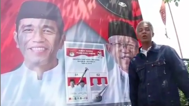 Gubernur Jawa Tengah, Ganjar Pranowo, saat mengajak masyarakat untuk mendaur ulang APK berbahan dasar plastik. Foto: Instagram.