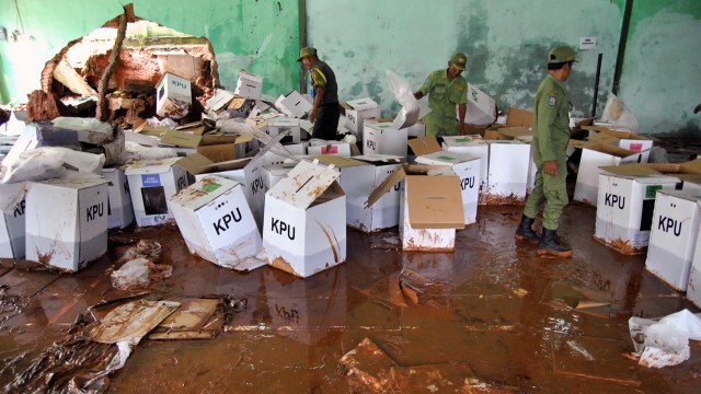 Kotak Surat Suara Pemilu 2019 Rusak, Kabupaten Bogor