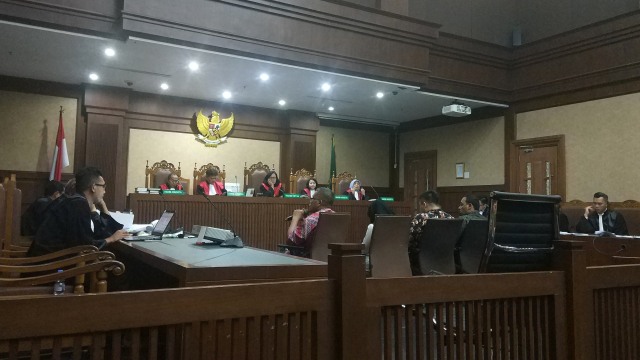Sidang penyuap pejabat PUPR di Pengadilan Tipikor Jakarta. Foto: Adim Mugni/kumparan