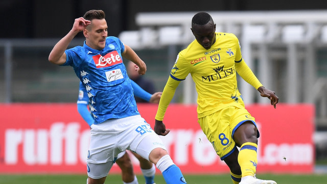 Napoli vs Chievo di ajang Serie A. Foto: REUTERS/Daniele Mascolo