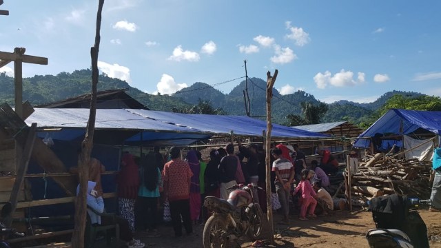 Warga Samak Coblos di TPS relokasi