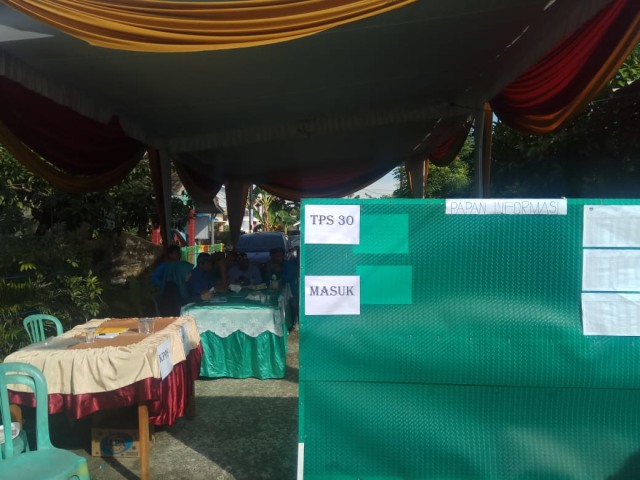 Kondisi ti TPS 30, Kenten Laut, Kecamatan Talang Kelapa (istimewa)