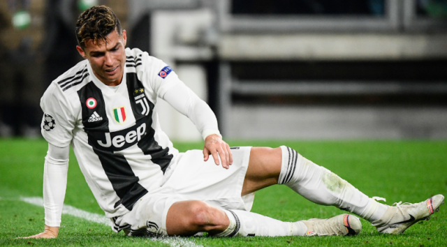 Tumben: Ronaldo gagal ke semifinal Liga Champions. Foto: Filippo Monteforte/AFP