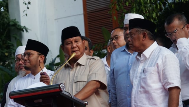 Prabowo Klaim Menang: Exit Poll 55,4%, Quick Count 52,2% (8862)