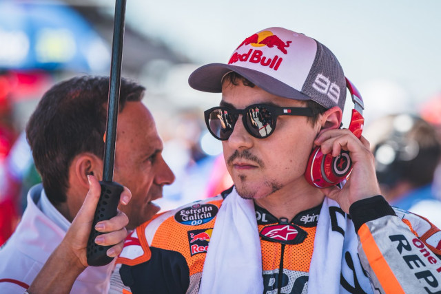 Pebalap Repsol Honda, Jorge Lorenzo, belum tampil maksimal di MotoGP 2019. Foto: twitter/HRC_MotoGP
