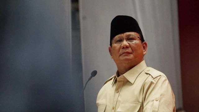 Calon presiden nomor urut 02, Prabowo Subianto. Foto: Istimewa.