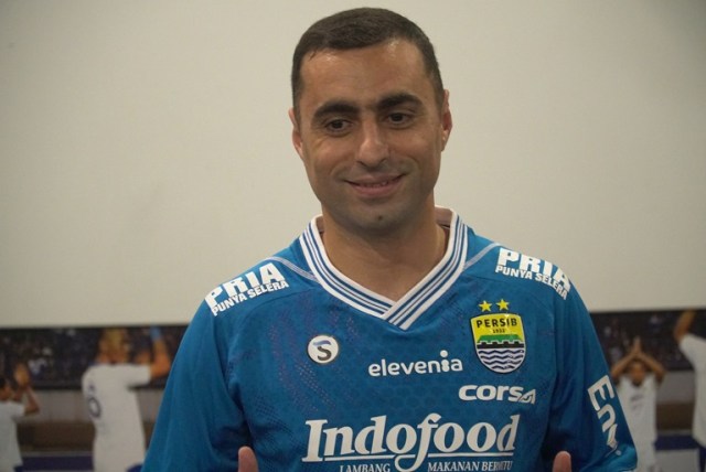 Pemain anyar rekrutan Persib Bandung, Artur Gevorkyan. (Ananda Gabriel)