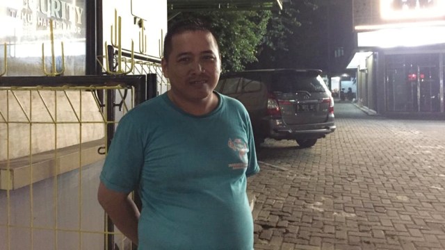 Irfan, security yang berada di tempat kejadian tabrakan beruntun di Tebet