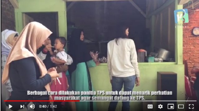 Video momen menarik di sejumlah TPS di Bandung 