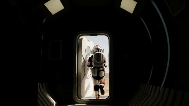 Foto: Bermain di 'Planet Mars' Buatan China (8886)