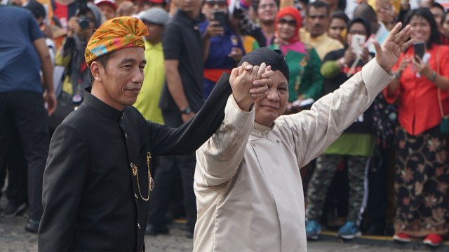 Capres Joko Widodo (kiri) dan Prabowo Subianto (kanan). Foto: kumparan