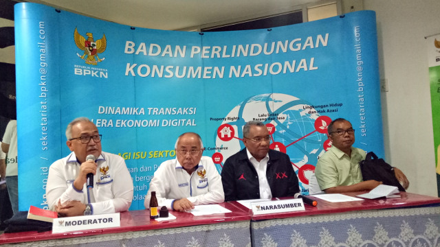 Konferensi pers Badan Perlindungan Konsumen Nasional (BPKN) soal Dinamika Transaksi Ekonomi Digital. Foto: Resya Firmansyah/kumparan
