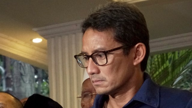 LIPSUS, Gusar Prabowo, Paslon nomor urut 02, Cawapres Sandiaga Uno saat mendeklarasikan kemenangannya