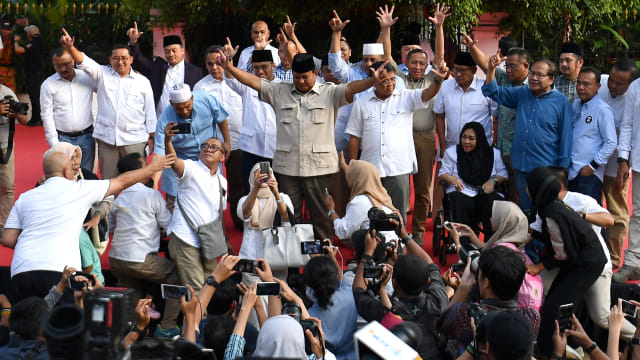LIPSUS, Gusar Prabowo, Capres nomor urut 02 Prabowo Subianto, Konferesi Pers di Kertanegara