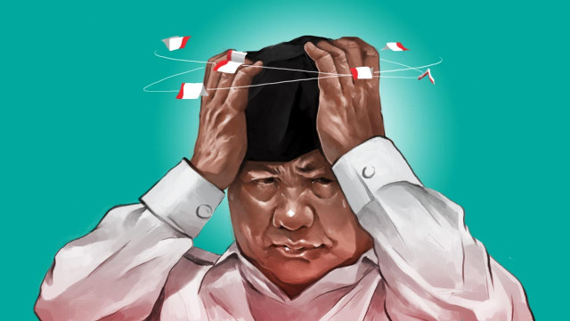 Ilustrasi Lipsus kumparan: Gusar Prabowo Usai Pemilu. Foto: Indra Fauzi/kumparan