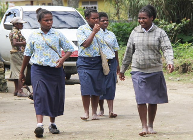 Siswa SM di Kabupaten Dogiyai, Provinsi Papua (Dok: Kabarpapua)