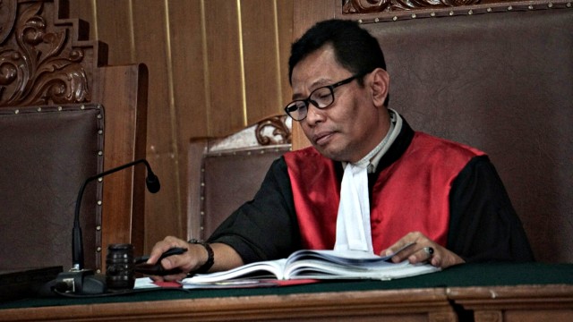 Hakim praperadilan Romy, Agus Widodo. Foto: Jamal Ramadhan/kumparan