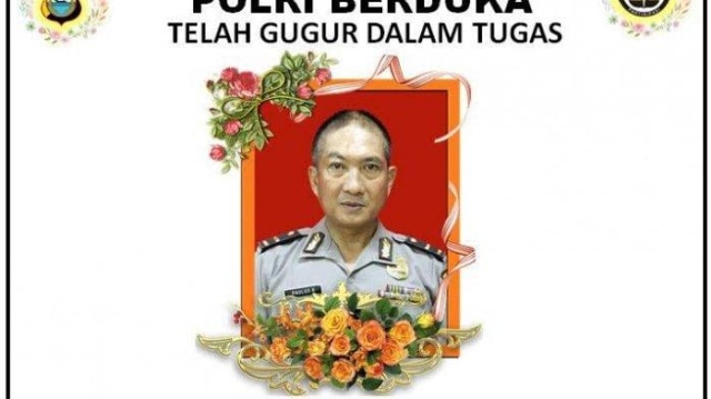 Almarhum Ipda Paulus Kenden meninggal dunia setelah bertugas mengawal Pemilu 2019 di Tana Toraja.