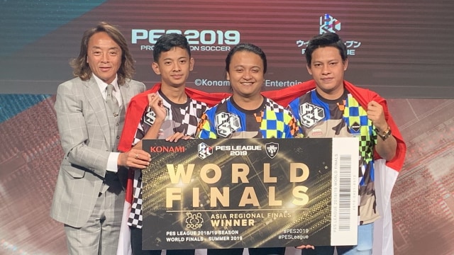 Wakil Indonesia juarai PES League Asia 2019 di Tokyo, Jepang. Foto: WE Konami