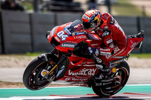 Pebalap Ducati Corse, Andrea Dovizioso, mengamankan tempat keempat pada MotoGP Austin 2019. Foto: twitter/ducatimotor