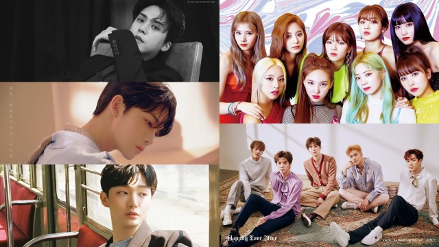 5 Idola K-Pop yang Siap Rilis Karya Baru di Akhir April 2019. Foto: Berbagai sumber
