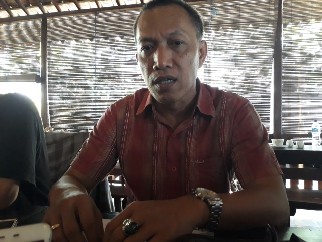 Divisi Advokasi Yayasan Ciqal, Ibnu Sukaca, saat diwawancarai di Yogyakart, Senin (22/4/2019). Foto: ken.